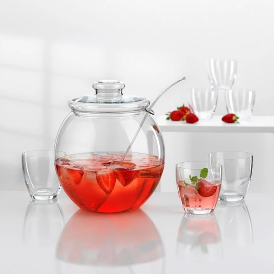 Tosca 8 Piece Punch Bowl Set