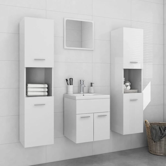 Gaelle 41Cm W x 46Cm H x 38.5Cm D Bathroom Storage Furniture Set
