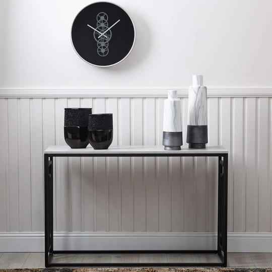 Bulkley Black Ceramic Table Vase