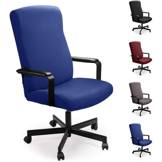 Perlerare - Slipcover for Office Chair Rotary Armchair Slipcover Removable Elastic Fabric Stretch Chair Cover Slipcover Chair Cover Protector for