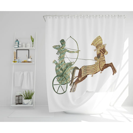 Rothmar 2 Piece Polyester Shower Curtain Set