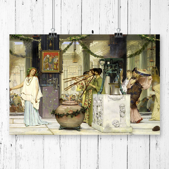 'The Vintage Festival' by Lawrence Alma-Tadema Graphic Art