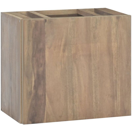 Vidaxl - Wall-mounted Bathroom Cabinet 45x30x40 cm Solid Wood Teak Brown