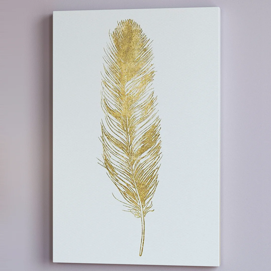 Feather Art Print on Canvas