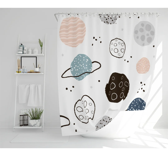 Diboll Polyester Shower Curtain Set
