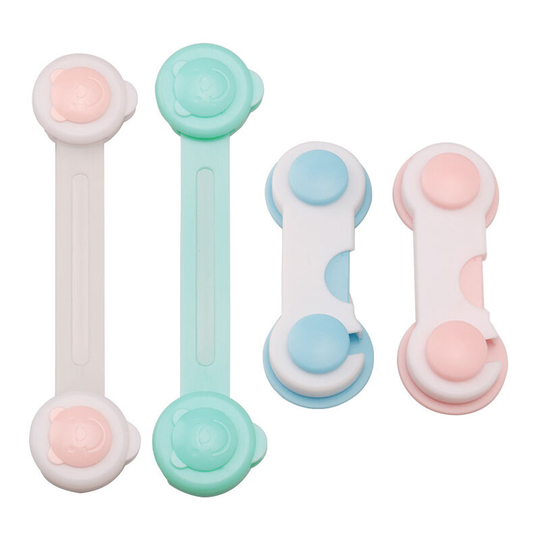 8 Pack Child Safety Locks, Child Locks for Kitchen Cupboards, Toddler Baby Proofing Cabinet Locks with Strong Adhesive for Drawer, Closet, Fridge,