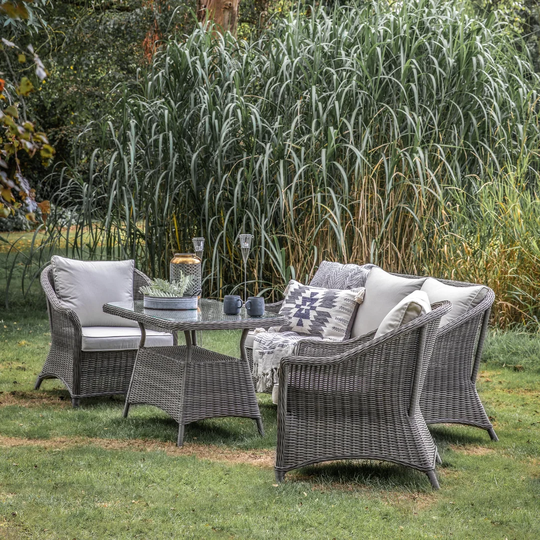 Mathews 5 Seater Dining Set with Cushions