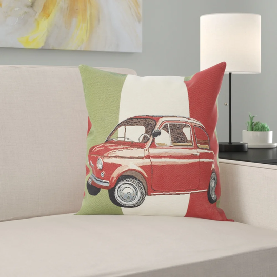 Gobelin Fiat 500 Italian Pillowcase