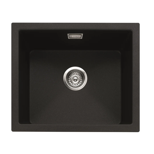 Leesti 53.3cm x 45.7cm Single Inset Kitchen Sink