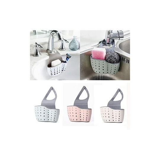 Kitchen Sink Storage Drainer Hanging Basket, Green