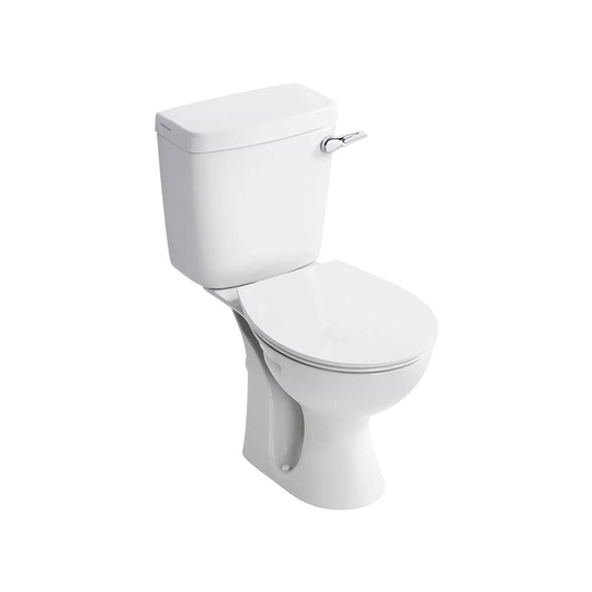 Sandringham 21 Close Coupled Toilet Lever Cistern - Soft Close Seat - Armitage Shanks