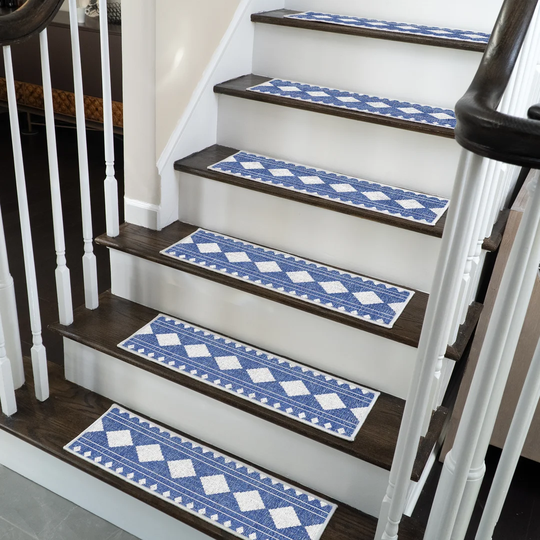 Diamond Design Non-Slip Navy Stair Tread