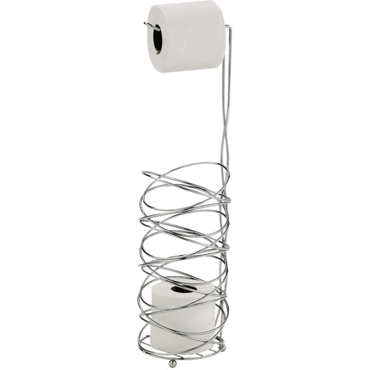 Celeste Wire Toilet Roll & Spare Paper Combo - Chrome