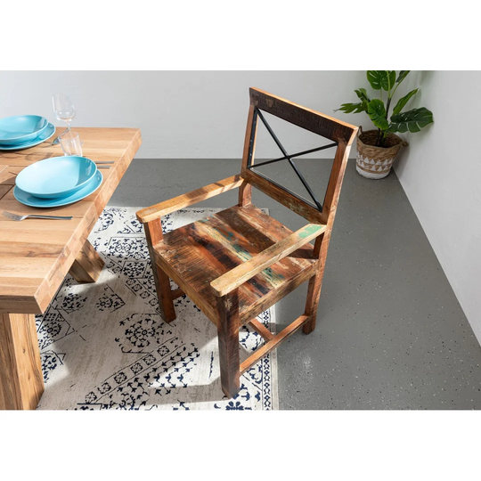 Nature Of Spirit Solid Wood Dining Chair