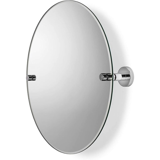Croydex Flexi-Fix Metra Tilted Bathroom Mirror, Chrome