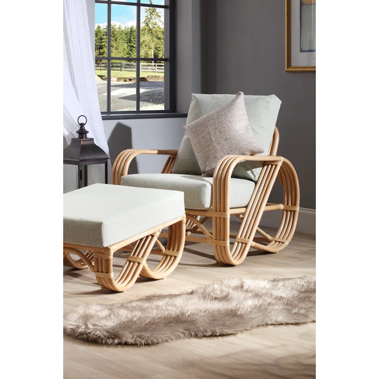 Marceno Armchair and Footstool