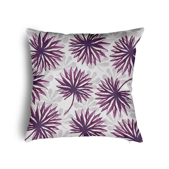 Axella Down Floral Square Scatter Cushion with Filling