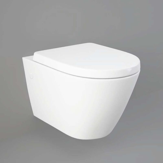 Rak Ceramics - rak Resort Rimless Wall Hung Toilet Pan & Soft Close Seat - rstwhpan/sc