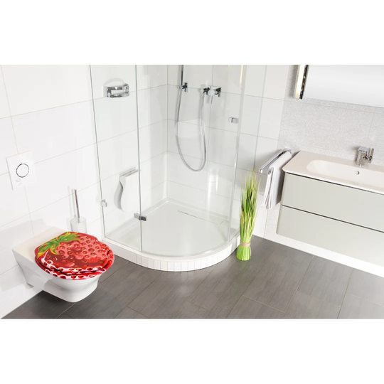 Strawberry Elongated Toilet Seat