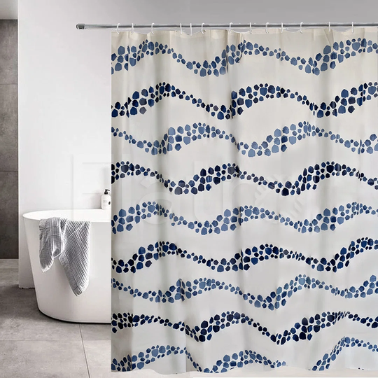 Aaronjacob PEVA Shower Curtain