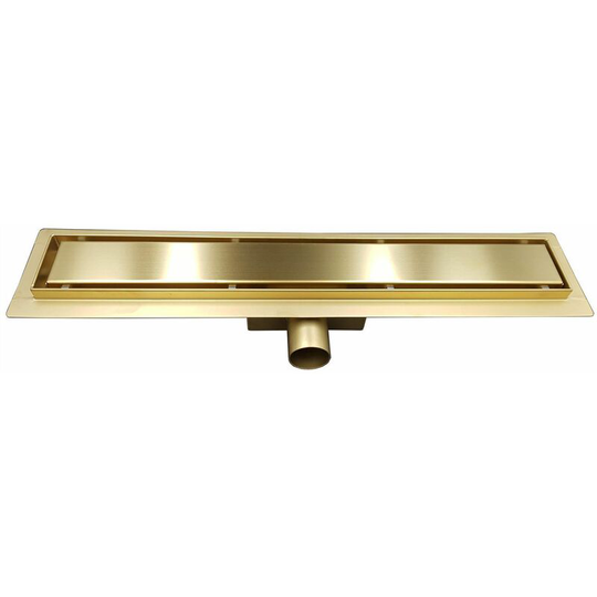 70cm Gold Coloured Stainless Steel Bathroom Floor Linear Shower Drain Sheet