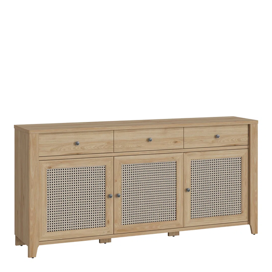 Grisby 187.8 Cm Wide 3 Drawer Sideboard