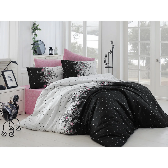 Fredrickson Black/White Duvet Cover Set