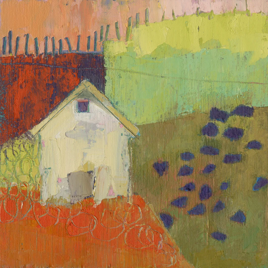 Rewy Barn by Sue Jachimiec - Wrapped Canvas Painting