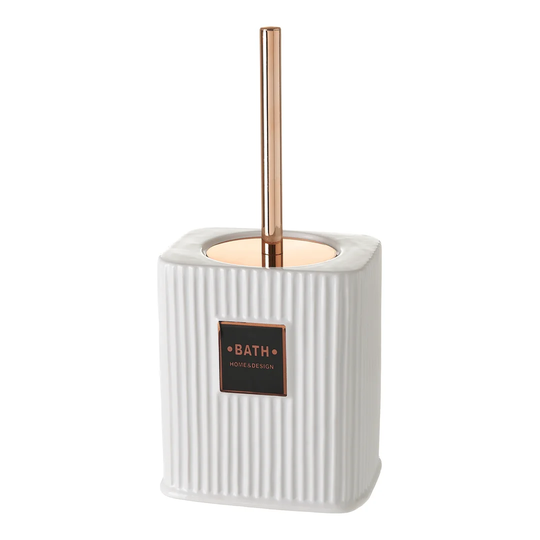 Lee White Ceramic Toilet Brush