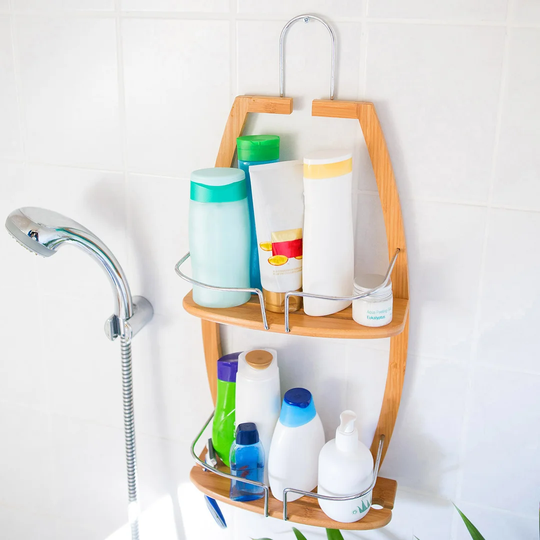 Marlon Bamboo Wall Mounted Shower Caddy