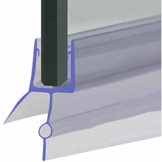 Shower Seal for Screens, Doors or Panels | Fits 4, 5 or 6mm Glass | Seals 11-16mm Gaps | SEAL006 (90cm) - Clear
