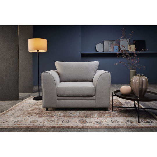 Darcy Armchair - color Light Grey - Light Grey