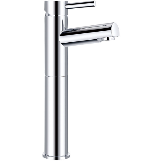 NRG - Tall Counter Top Basin Mixer Tap Modern Chrome Bathroom Sink Lever Faucet