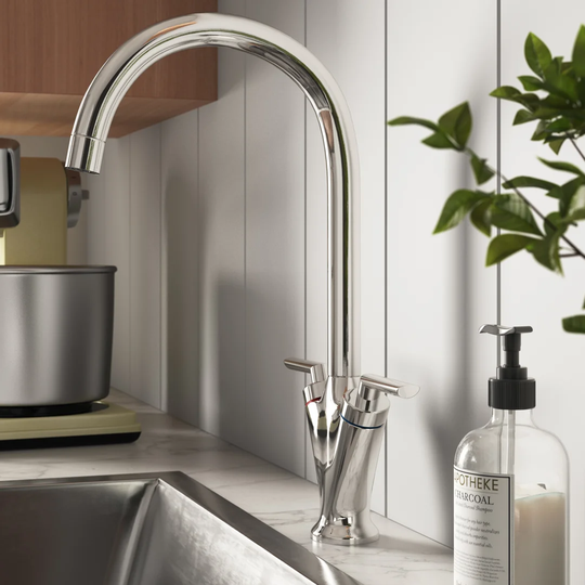 Anchoretta Twin Level Monobloc Tap With Accessories