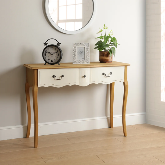 Kaira 110Cm Solid Wood Console Table