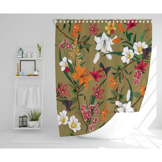 Picariello Polyester Shower Curtain Set