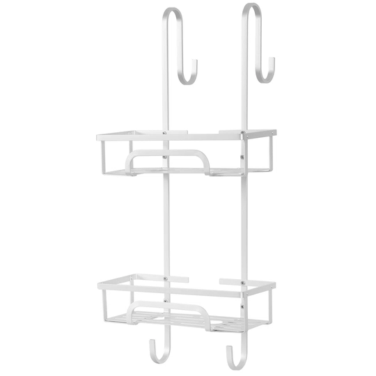 2 Tier Aluminium Over Door Shower Caddy