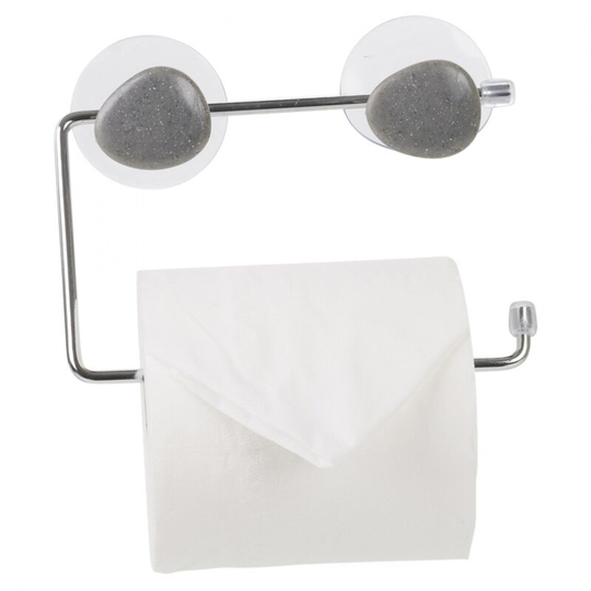 Grey Stone Toilet Roll Holder 16x10x4cm [923819]