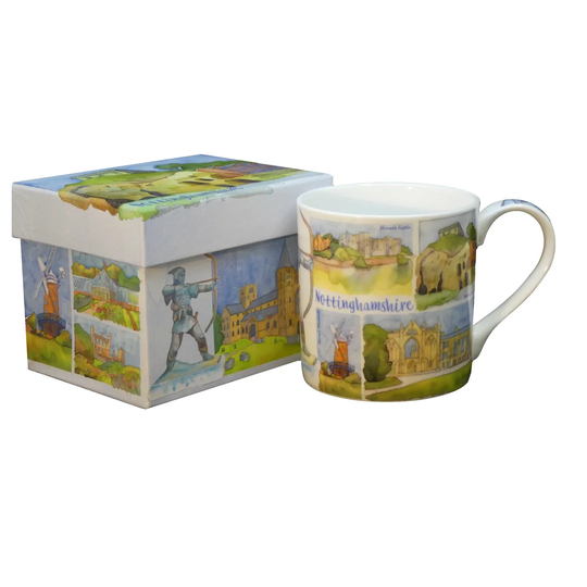 Nottinghamshire Boxed Mug