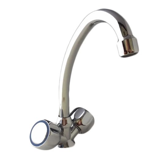 Heanor Mini Touch Twin Lever Monobloc Tap