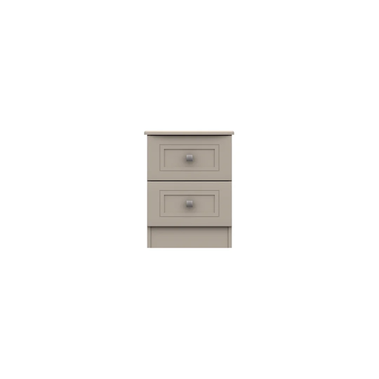 Wisbech 2 Drawer Bedside Table