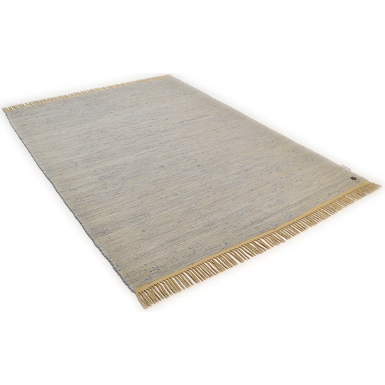 Handwoven Cotton Grey Rug