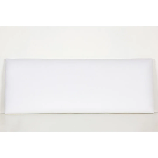 Plain Flat Upholestered Headboard In Naples Velvet Fabric