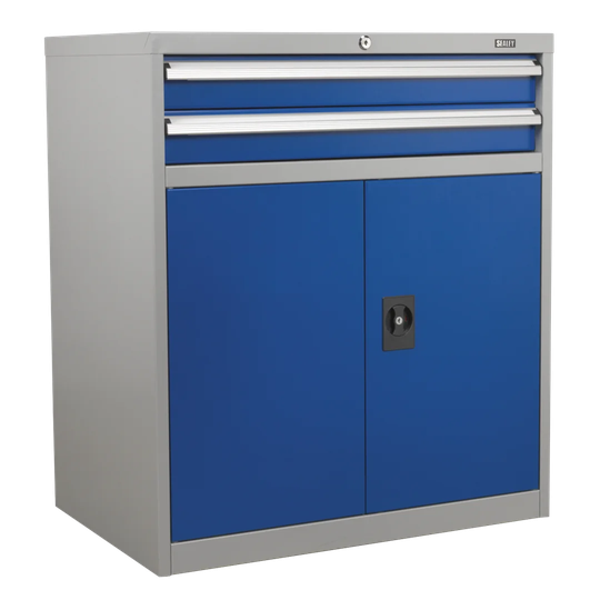 39.37" H x 35.43" W x 17.72" D Double Industrial Locker Cabinet