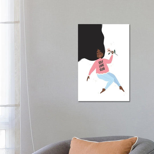 Self Love Club by The Beau Studio - Wrapped Canvas Art Prints