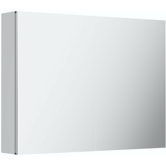 Eden white mirror cabinet 600 x 800mm - White - Orchard