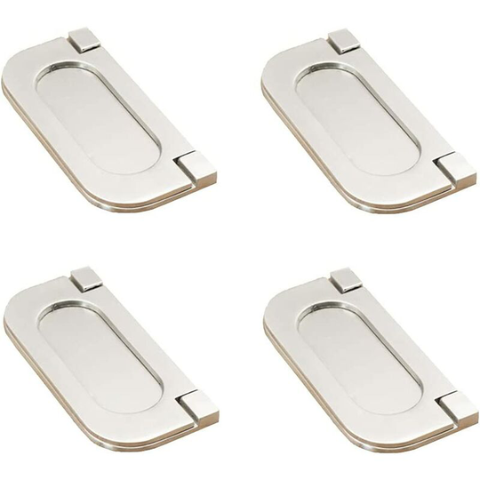 Invisible Handles 4 Pieces Steel Drawer Knob Invisible Handles Furniture Handle Rectangular Drawer Handle Kitchen Furniture Handle Cabinet Handle