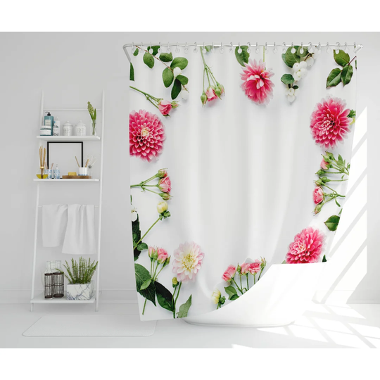 Izayah Polyester Shower Curtain
