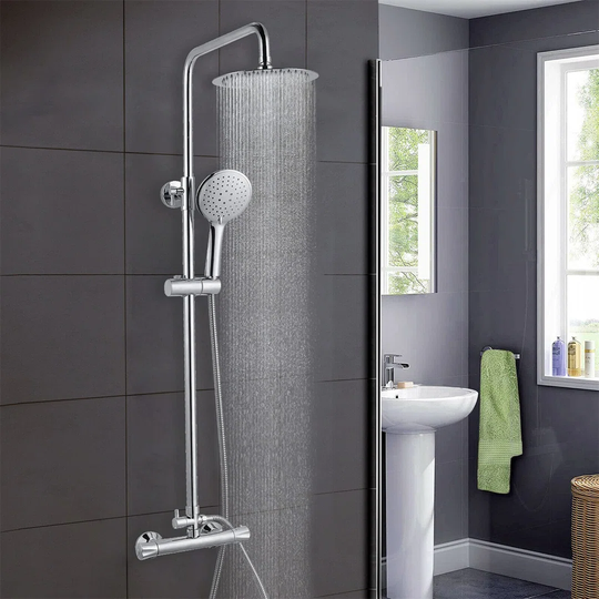 Poche Thermostatic Shower with Handheld Shower Head