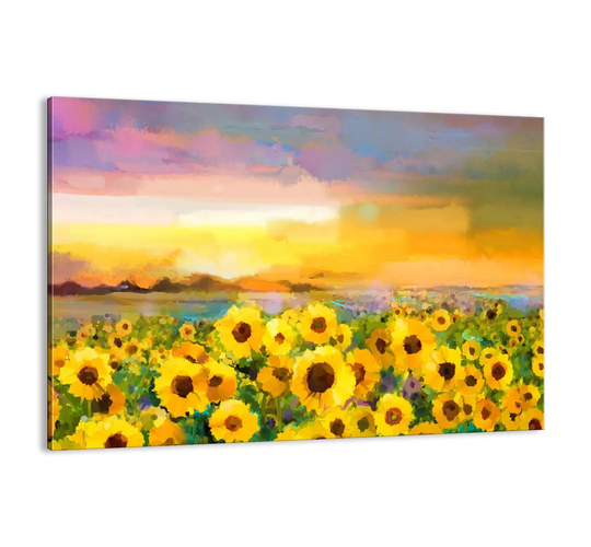 'The Sun Itself Came to Earth' - Unframed Painting Print on Canvas